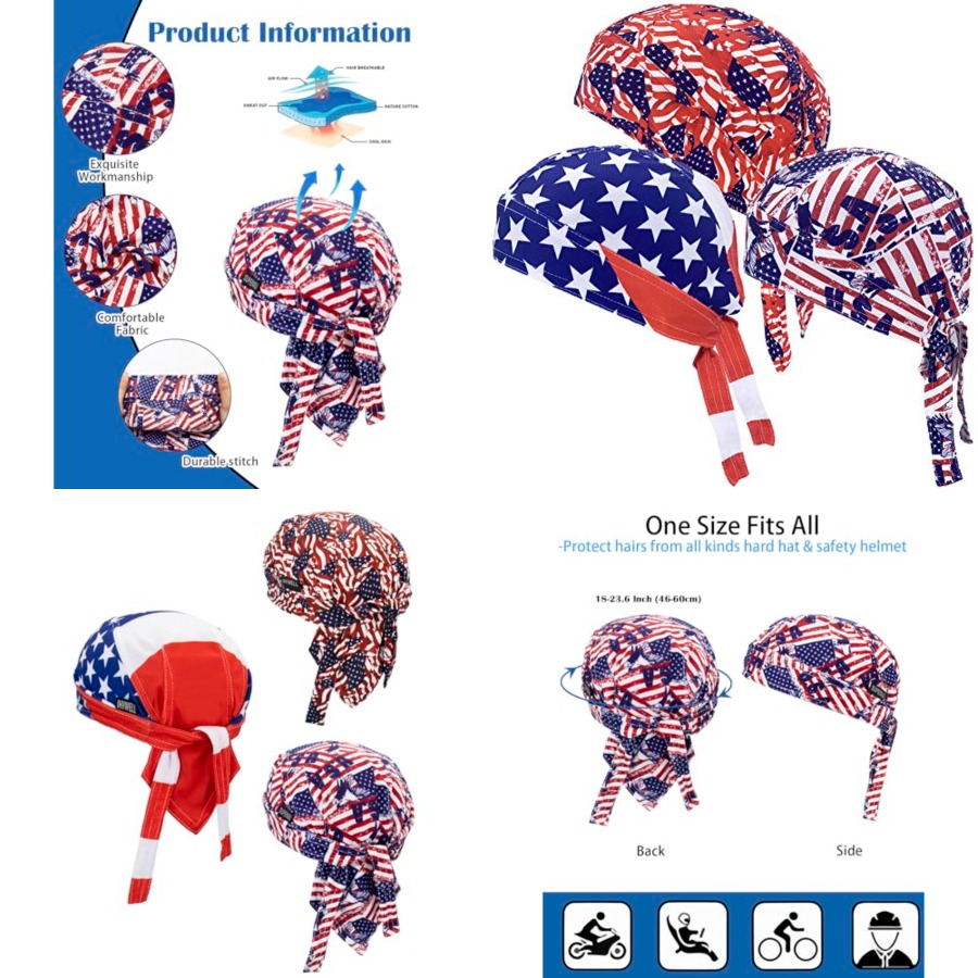 Cooling Do Rags Sweat Wicking  - Bandana Doo Rag recensione e prezzo