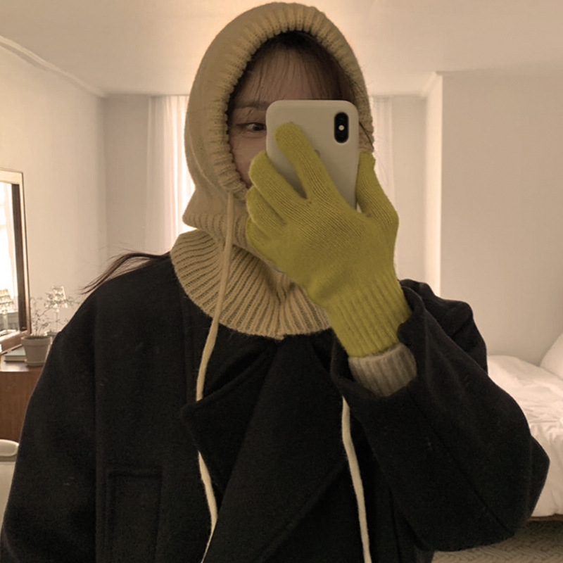 Knitted Hooded Infinity Scarf  - Infinity Scarf Knit recensione e prezzo