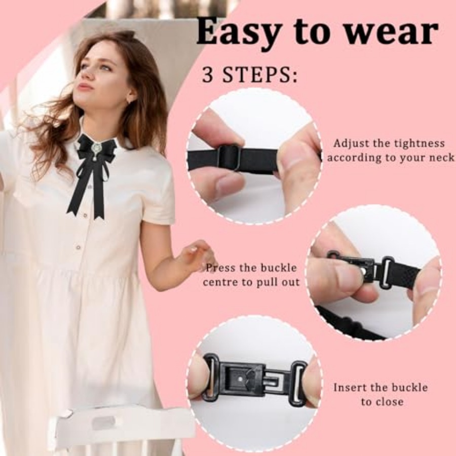 LJBFNN Bow Tie For Women, Pre- - Bow Tie Pre Tied recensione e prezzo