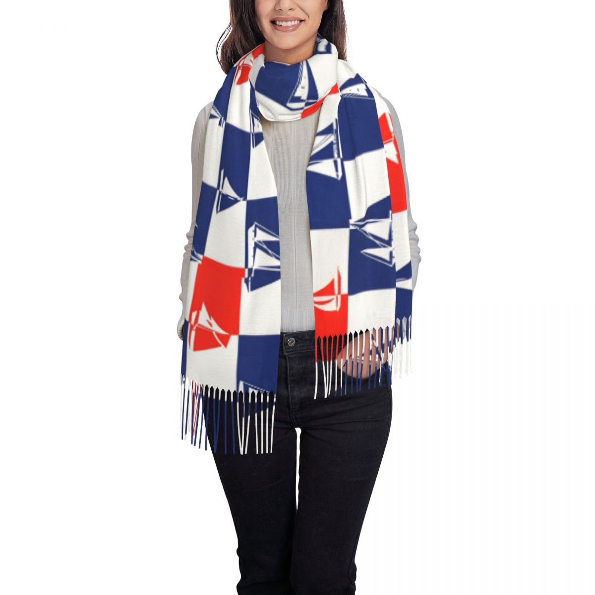 Sailing Ship Ocean Scarf Fall  - Pashmina Wrap Large recensione e prezzo