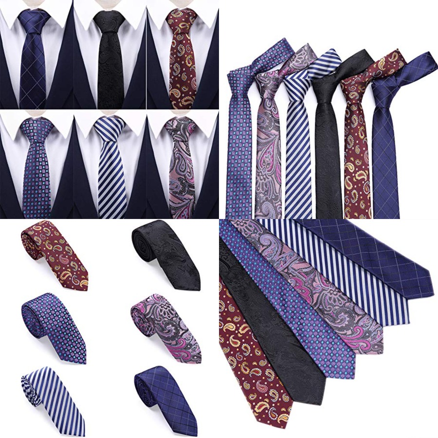 4 Packs Skinny Neckties for Me - Skinny Tie Men recensione e prezzo