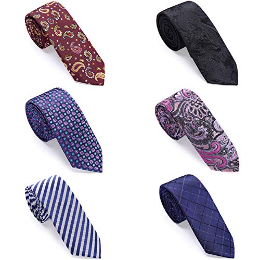 4 Packs Skinny Neckties for Me - Skinny Tie Men recensione e prezzo