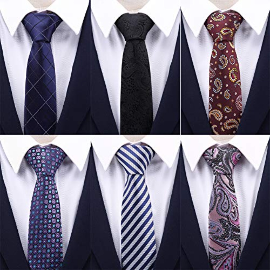 4 Packs Skinny Neckties for Me - Skinny Tie Men recensione e prezzo