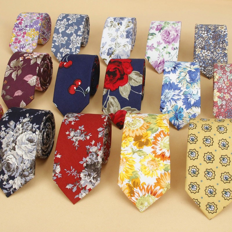 Brand New Floral Tie for Men's - Skinny Tie Men recensione e prezzo