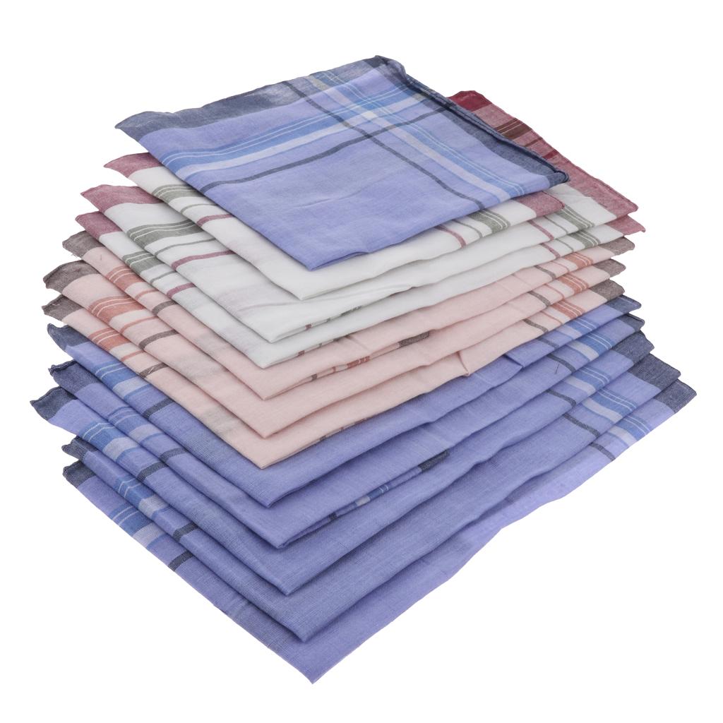 12 Pieces Men Assorted Cotton  - Handkerchief Cotton Men recensione e prezzo