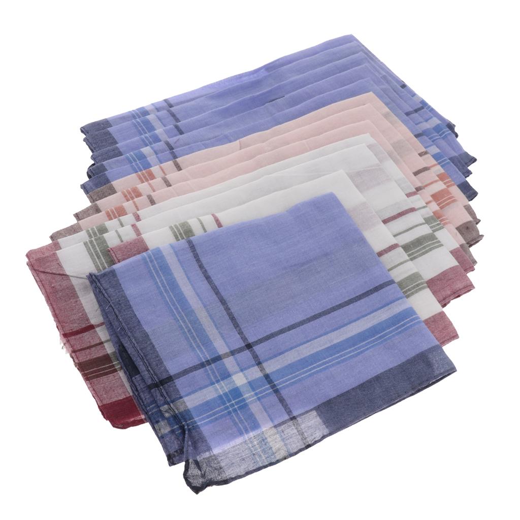 12 Pieces Men Assorted Cotton  - Handkerchief Cotton Men recensione e prezzo