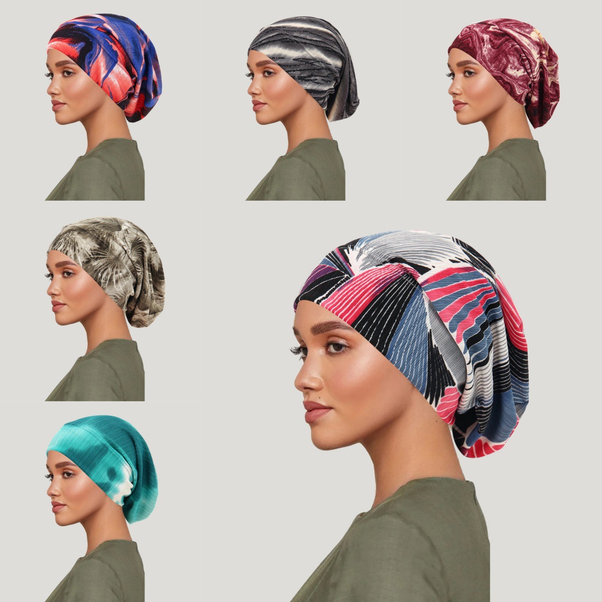 2026 New Tie-dye Hair Cover Ca - Head Wrap Turban recensione e prezzo