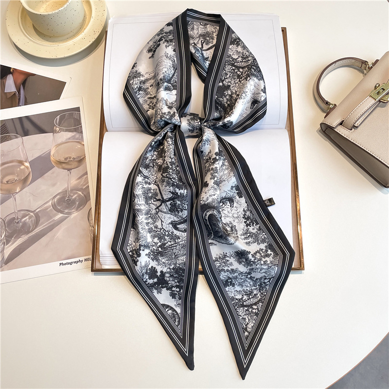 Luxury Long Neckerchief Skinny - Silk Neck Scarf recensione e prezzo
