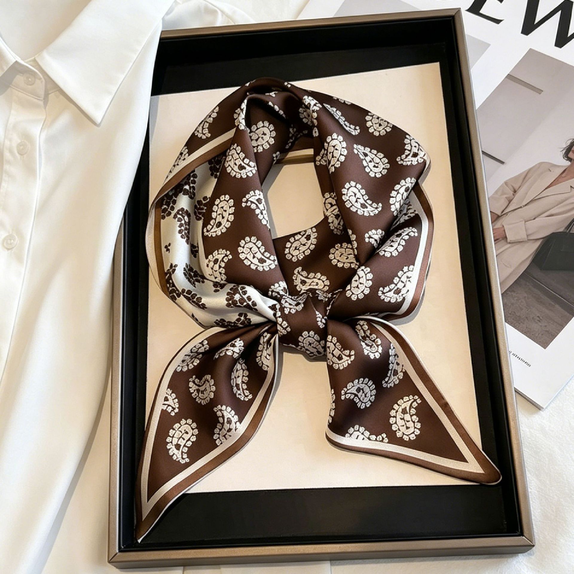 Luxury Long Neckerchief Skinny - Silk Neck Scarf recensione e prezzo