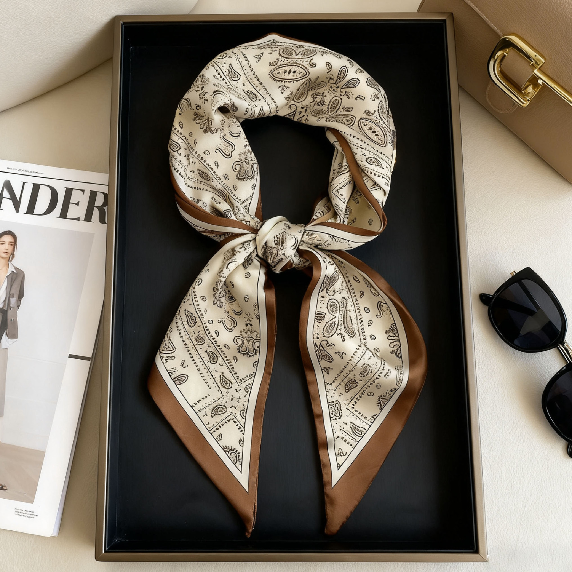 Luxury Long Neckerchief Skinny - Silk Neck Scarf recensione e prezzo