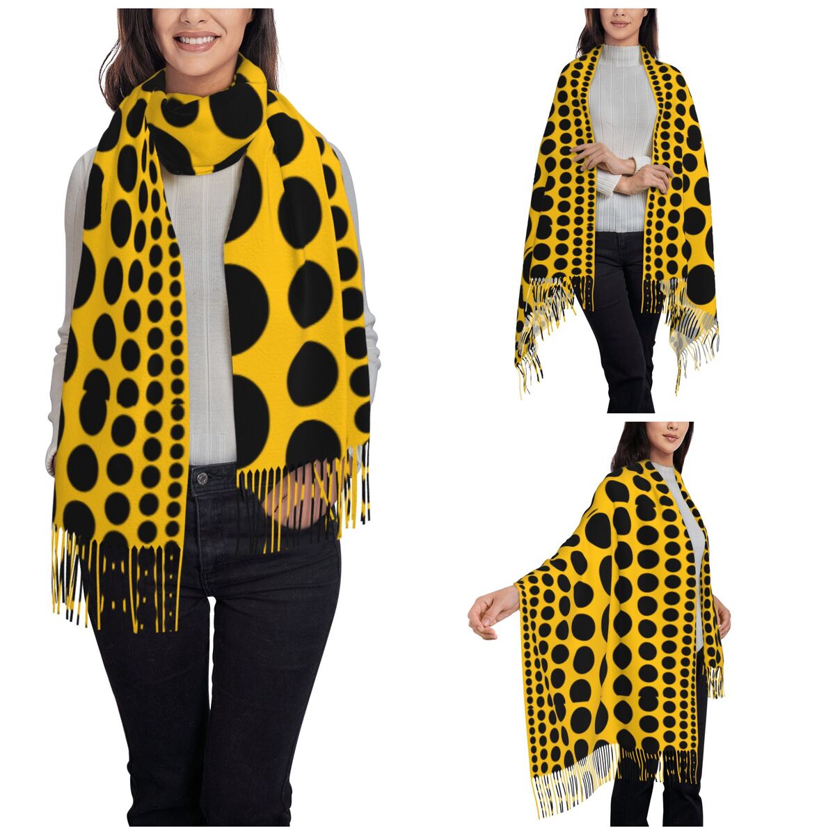 Infinity Polka Dots Scarf for  - Infinity Scarf Knit recensione e prezzo