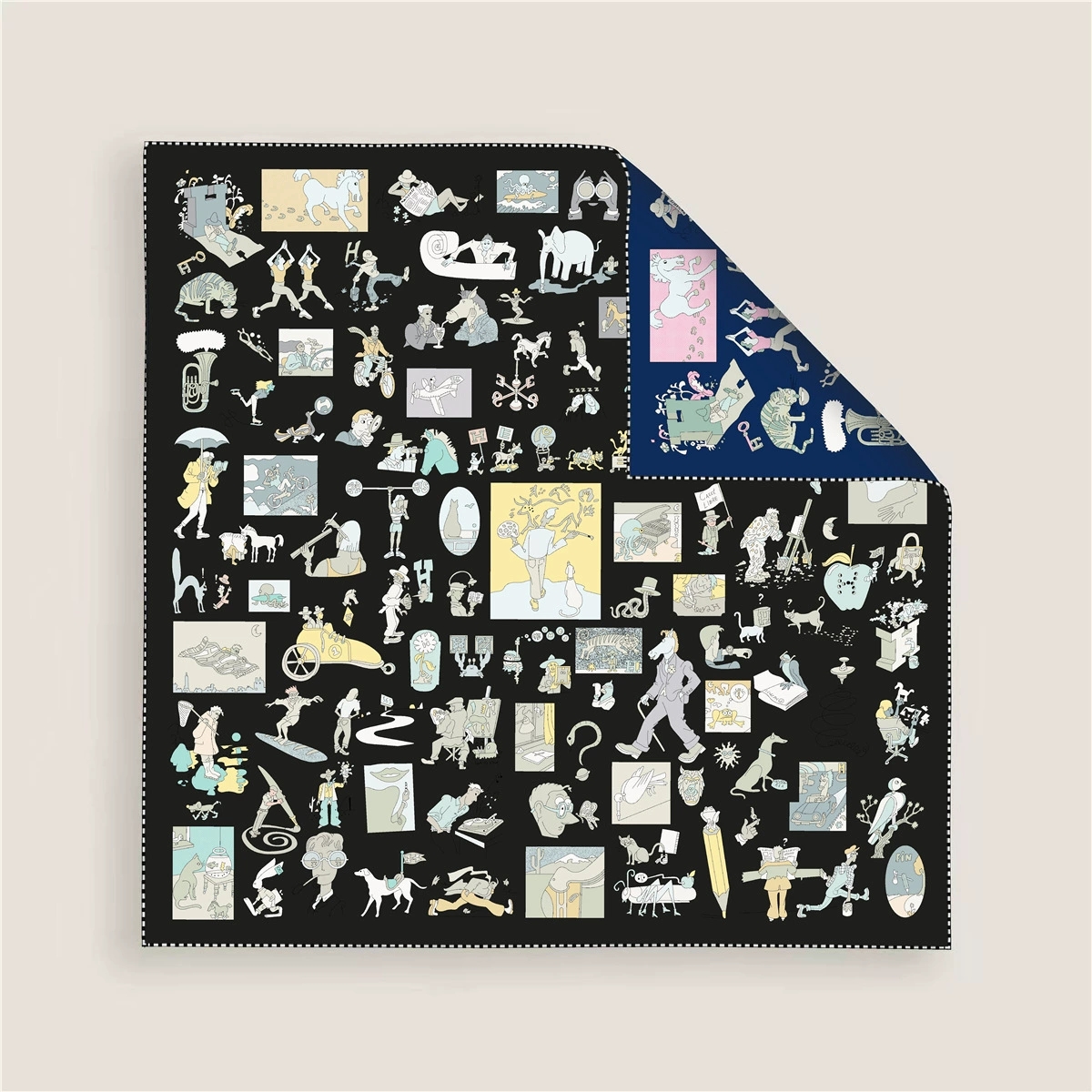 70cm Square Twill Silk Rolled  - Silk Neck Scarf recensione e prezzo