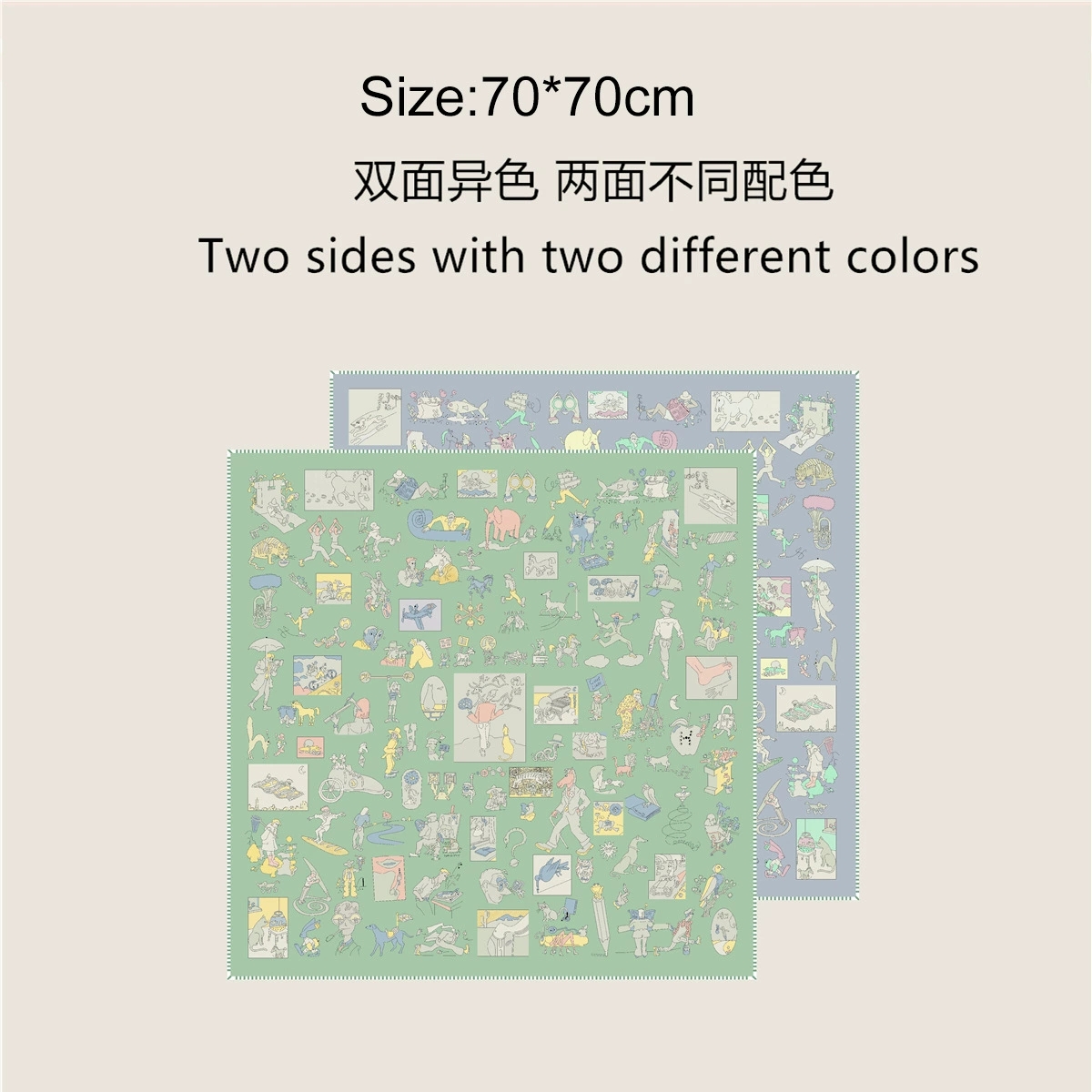 70cm Square Twill Silk Rolled  - Silk Neck Scarf recensione e prezzo