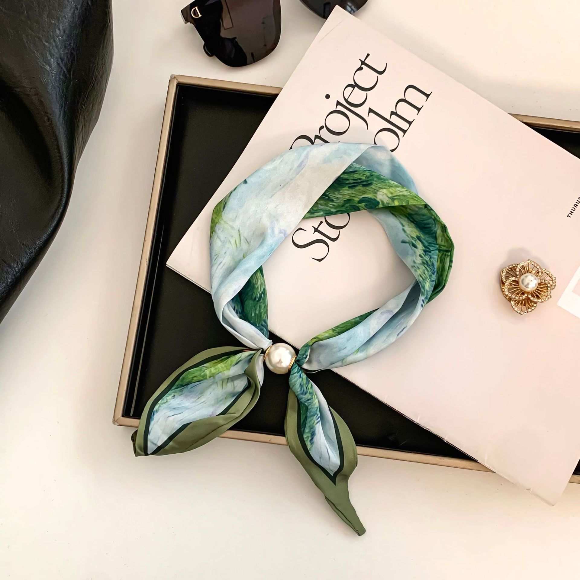 Cashew Flower Silk Scarf Effor - Silk Neck Scarf recensione e prezzo