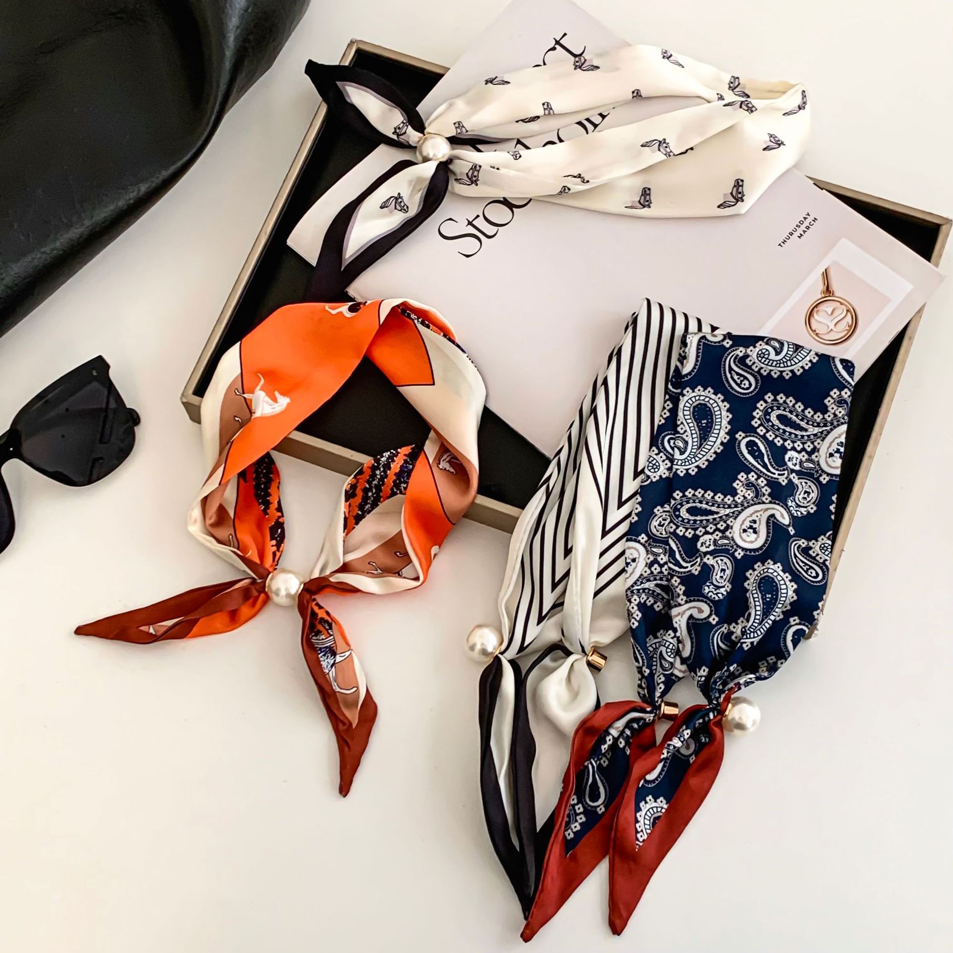 Cashew Flower Silk Scarf Effor - Silk Neck Scarf recensione e prezzo
