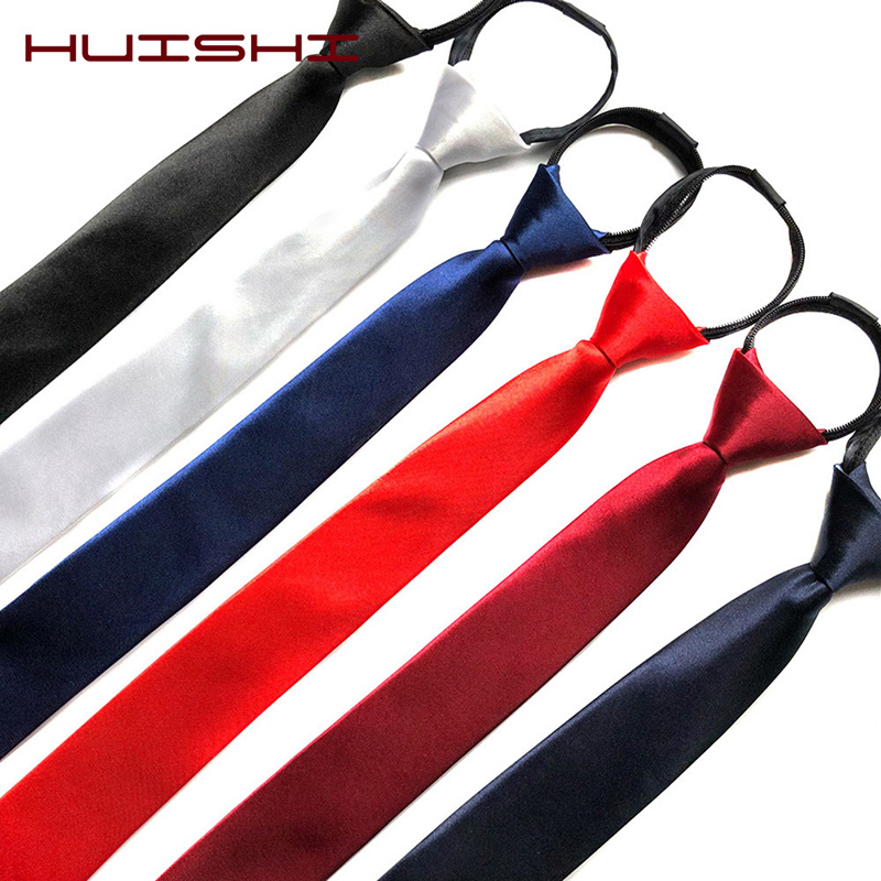 HUISHI Mens Zipper Necktie Ski - Skinny Tie Men recensione e prezzo