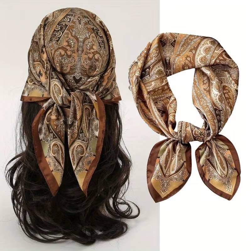 2025 New Fashion 70X70cmPrinte - Ascot Neck Scarf recensione e prezzo
