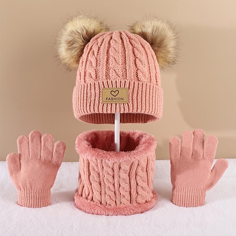 Toddler Kids Pom Pom Decor Bea - Infinity Scarf Knit recensione e prezzo