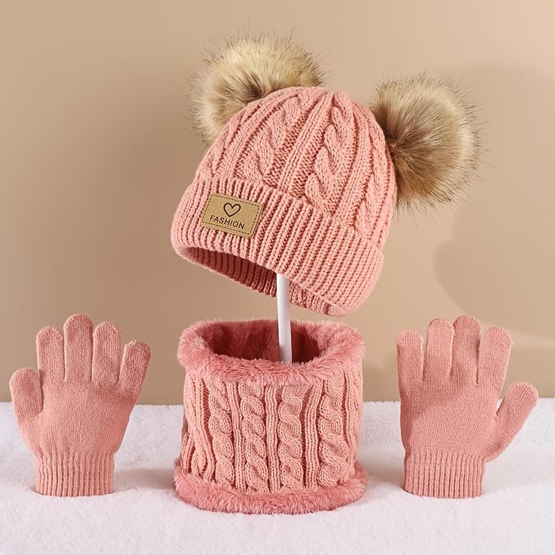 Toddler Kids Pom Pom Decor Bea - Infinity Scarf Knit recensione e prezzo