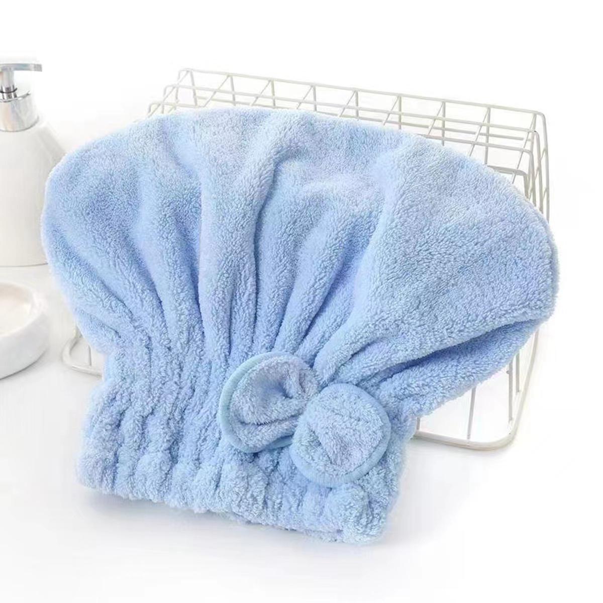 1Pc Microfiber Hair Drying Tow - Head Wrap Turban recensione e prezzo