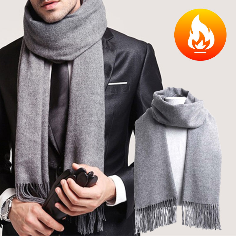 Autumn And Winter Solid Color  - Muffler Men Wool recensione e prezzo