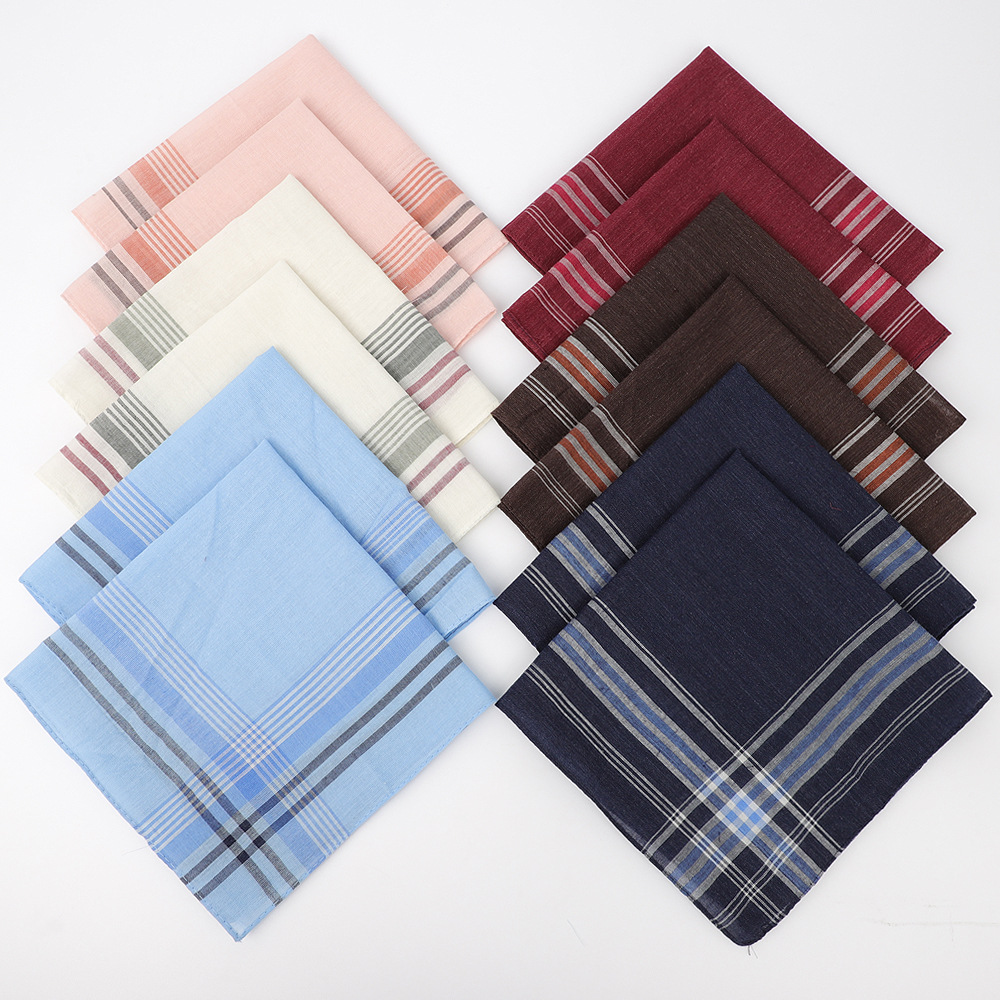 6pcs Men's Mixed Color Plaid S - Handkerchief Cotton Men recensione e prezzo