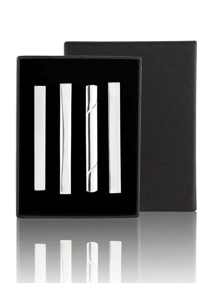 1/4pcs Men's Tie Clip Set, Fat - Tie Bar Set Gift recensione e prezzo