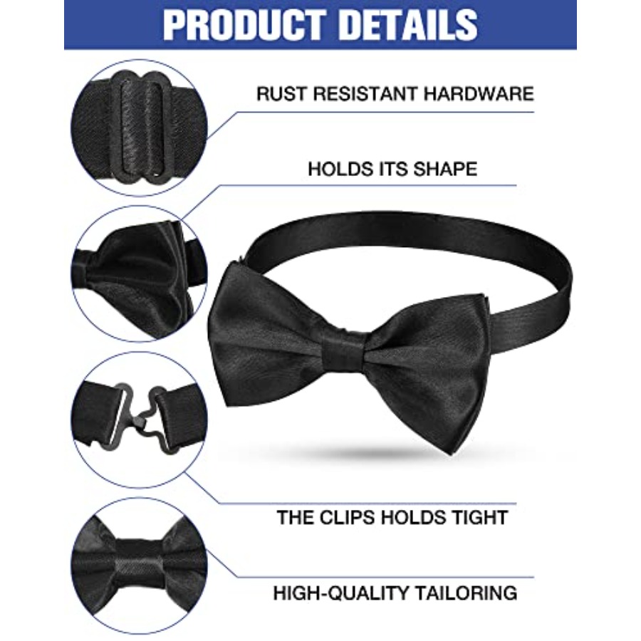 2026 New Arrival40 Pcs Bow Tie - Bow Tie Pre Tied recensione e prezzo