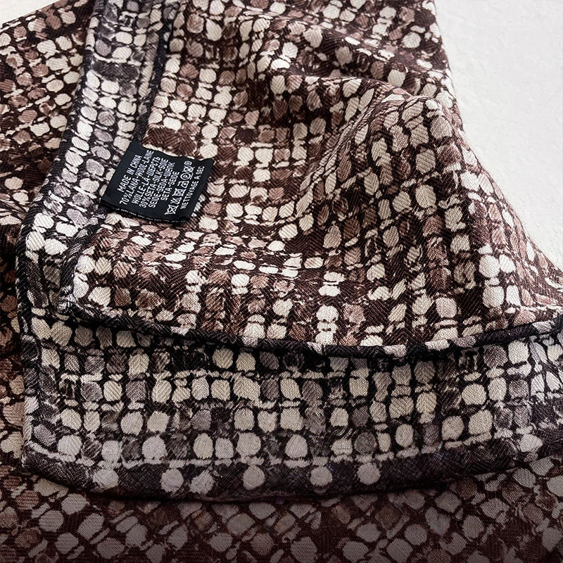 70% Wool 30% Silk Scarves for  - Muffler Men Wool recensione e prezzo