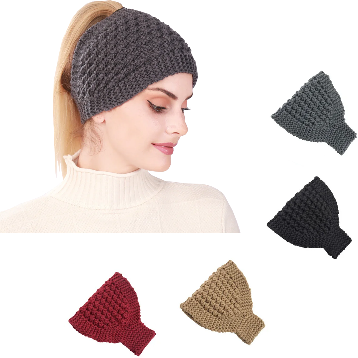 1PC Knitted Soft Stretch Turba - Head Wrap Turban recensione e prezzo