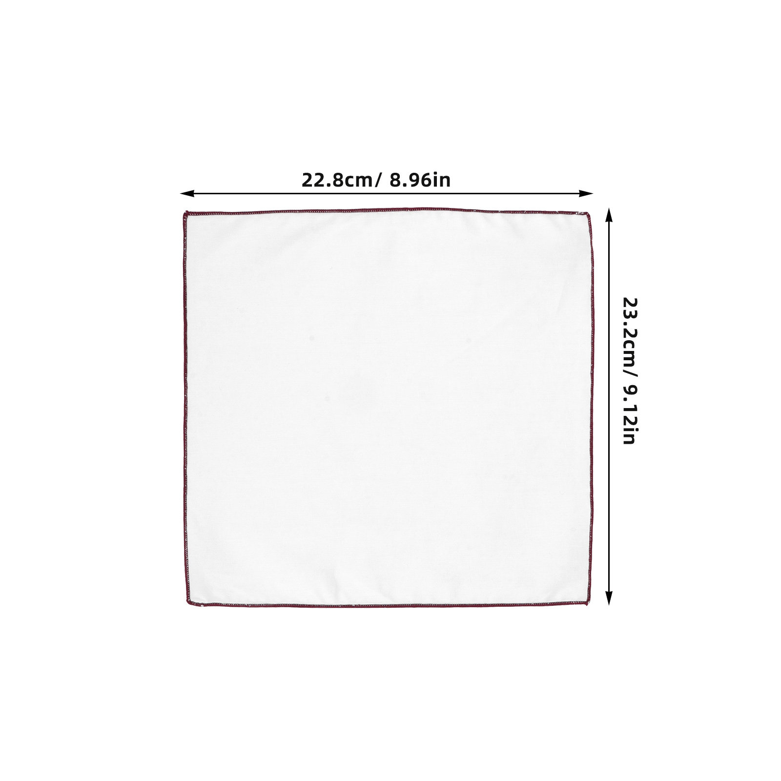 2Pcs White Pocket Squares for  - Handkerchief Cotton Men recensione e prezzo