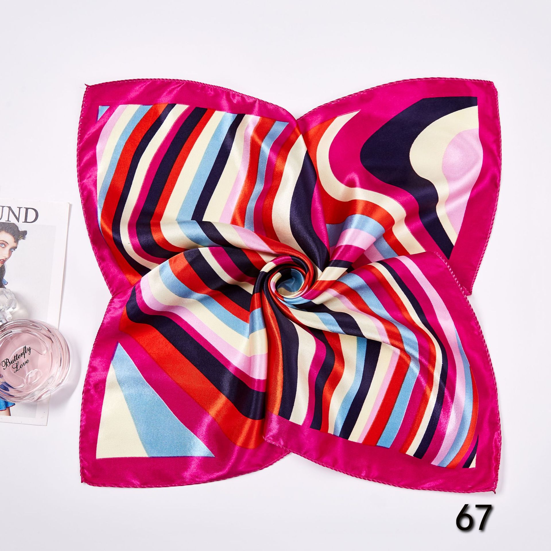 50*50cm Square Silk Scarves Sc - Ascot Neck Scarf recensione e prezzo