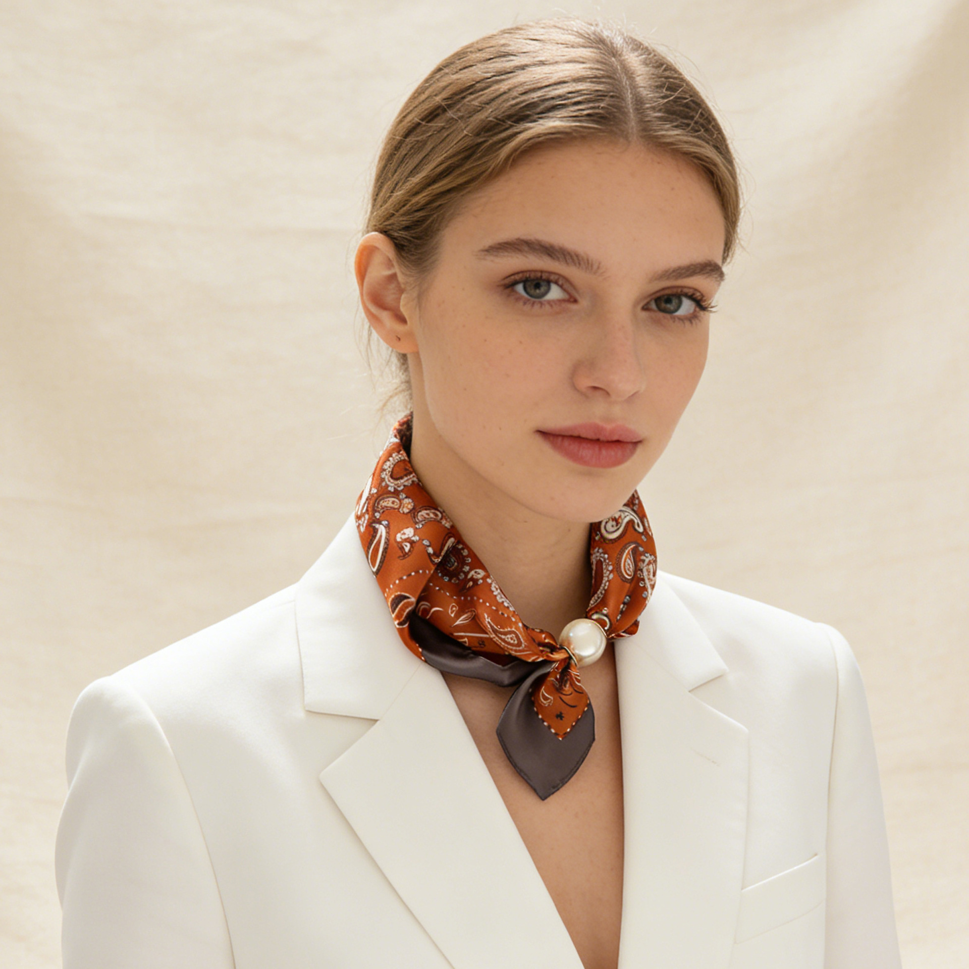 Scarf Chain Silk Lazy Magnetic - Silk Neck Scarf recensione e prezzo