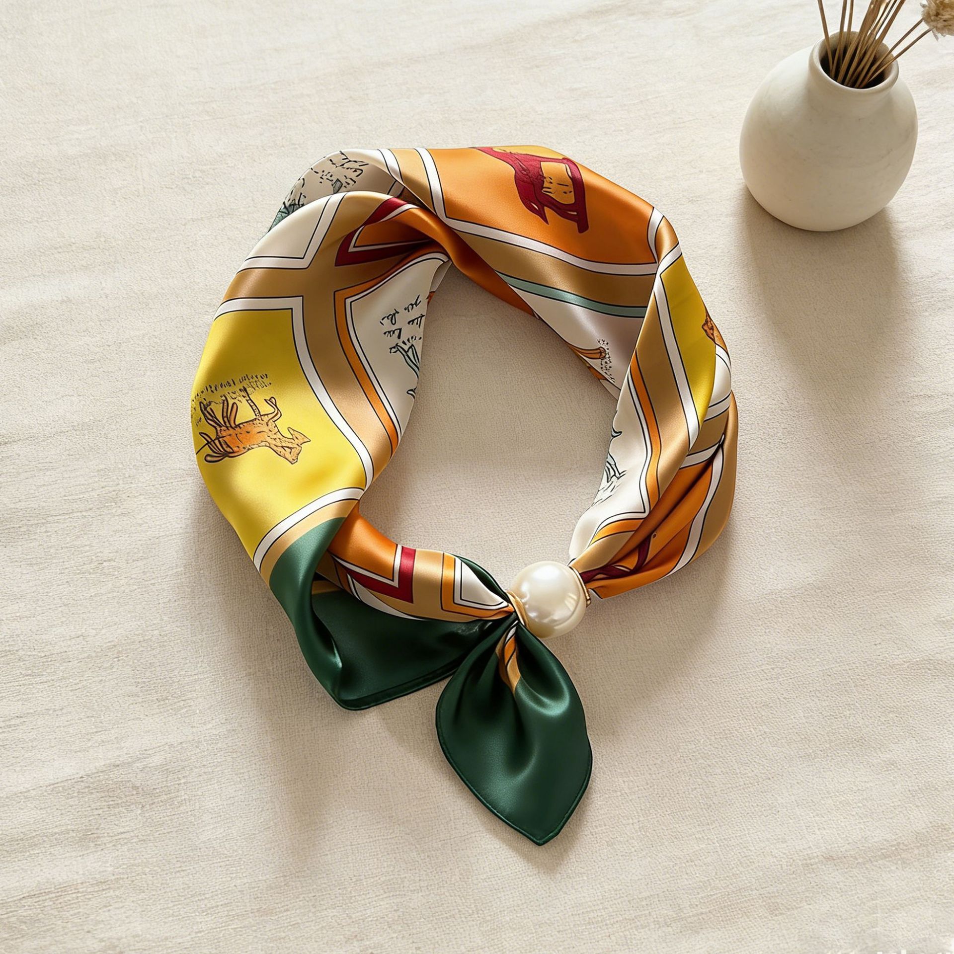 Scarf Chain Silk Lazy Magnetic - Silk Neck Scarf recensione e prezzo