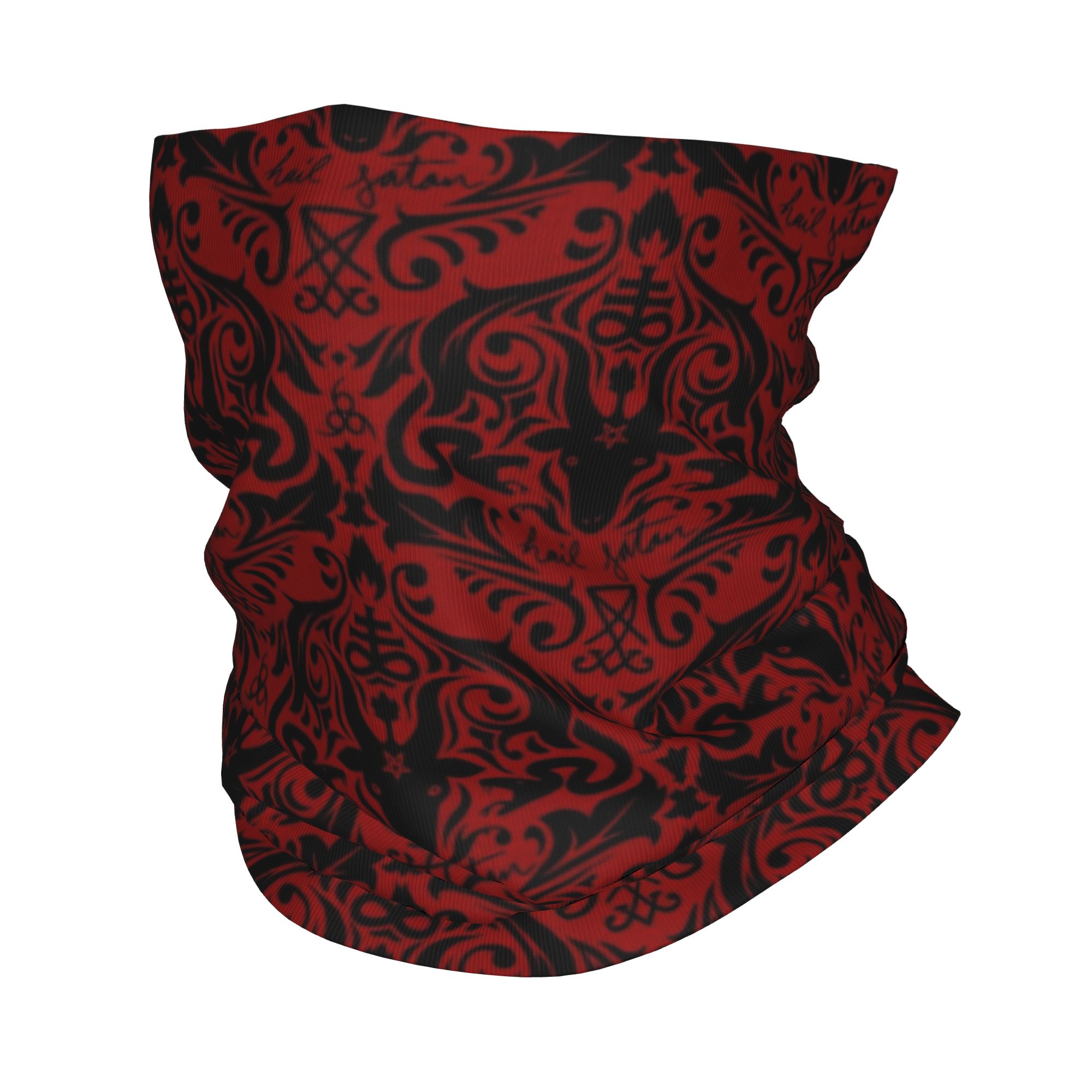Baphomet Damask Hail Satan Bla - Neck Warmer Tube recensione e prezzo