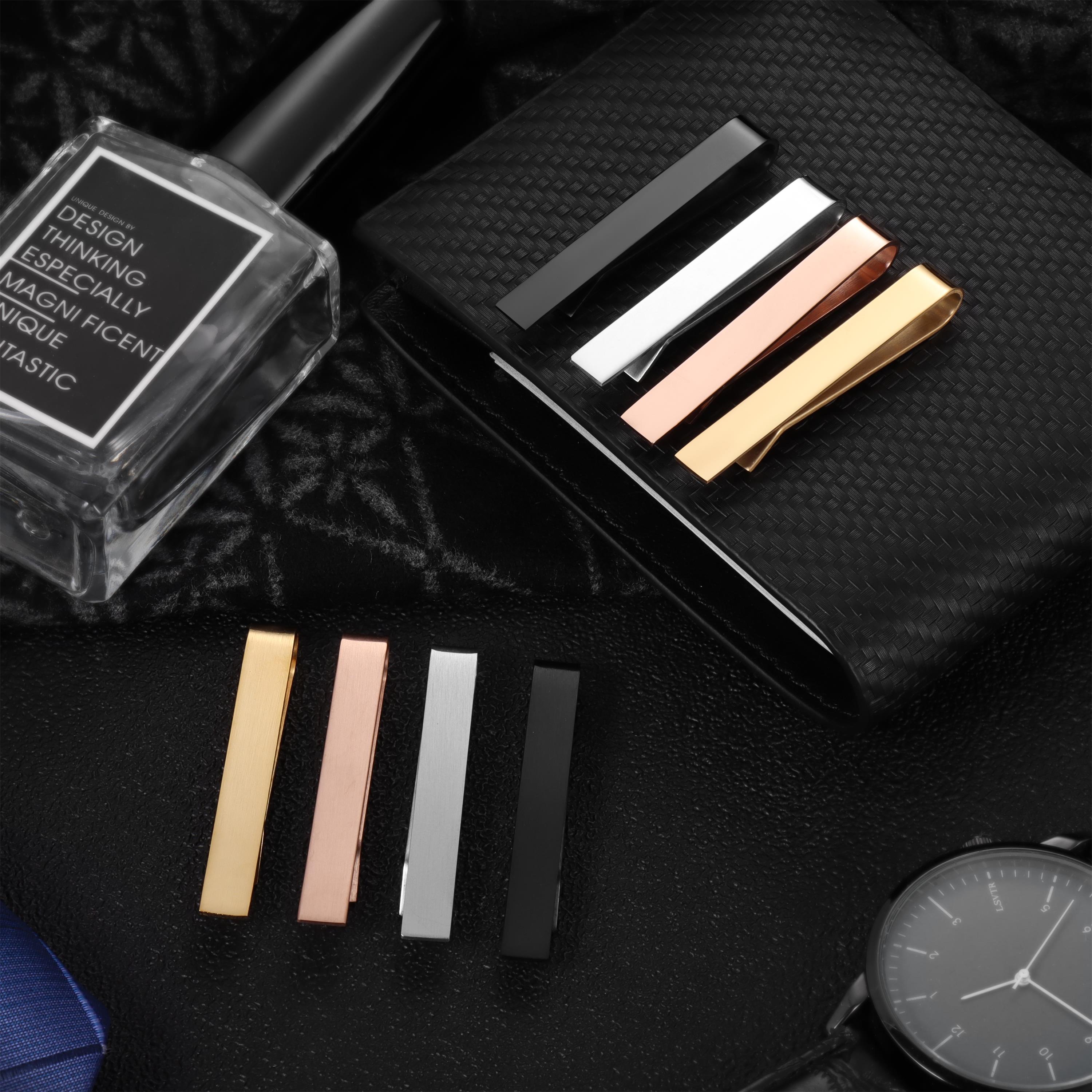 HAWSON 2 in shiny and brushTie - Tie Bar Set Gift recensione e prezzo