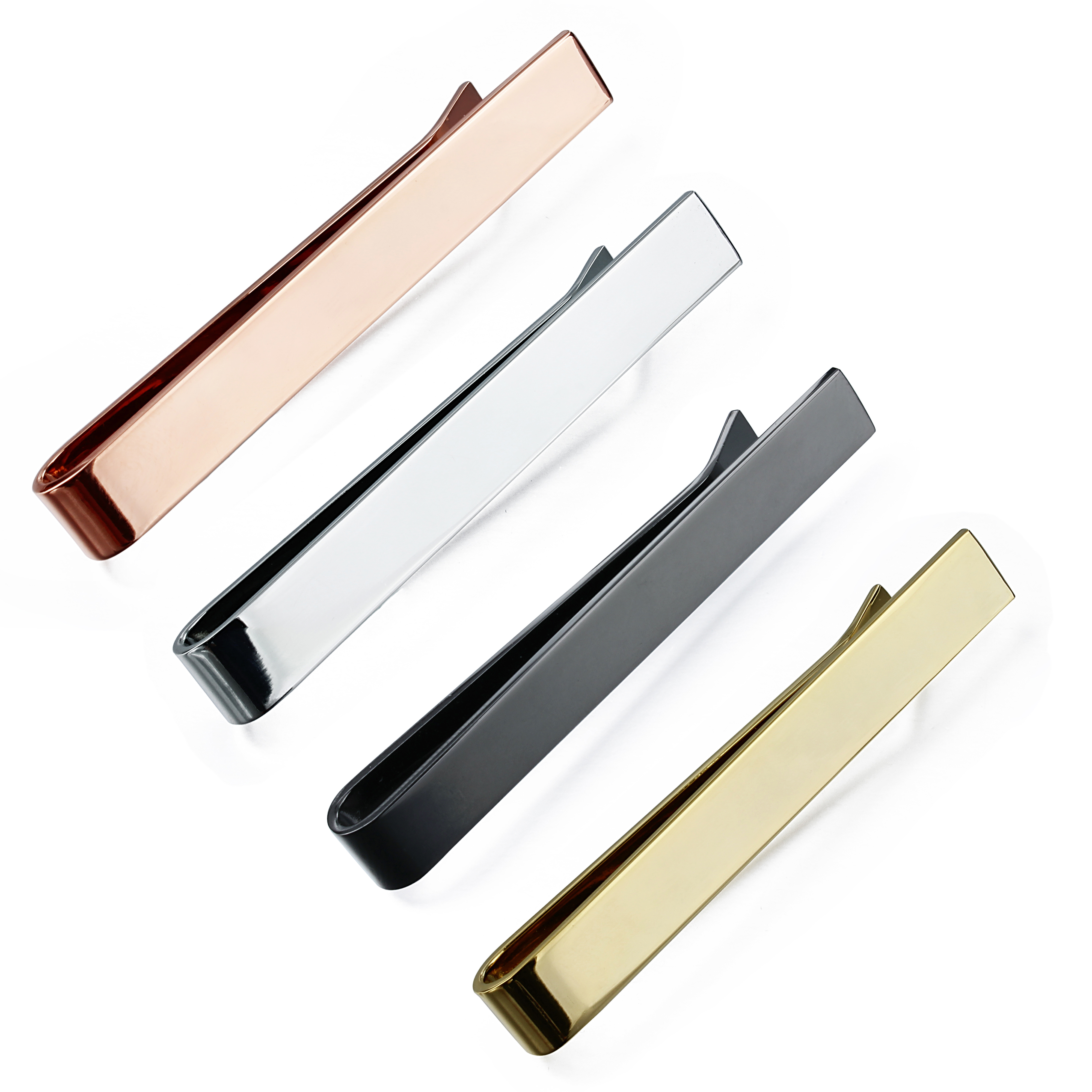 HAWSON 2 in shiny and brushTie - Tie Bar Set Gift recensione e prezzo