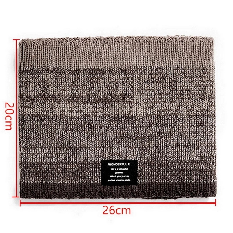 Winter Scarf for Men Fleece Ri - Handkerchief Cotton Men recensione e prezzo