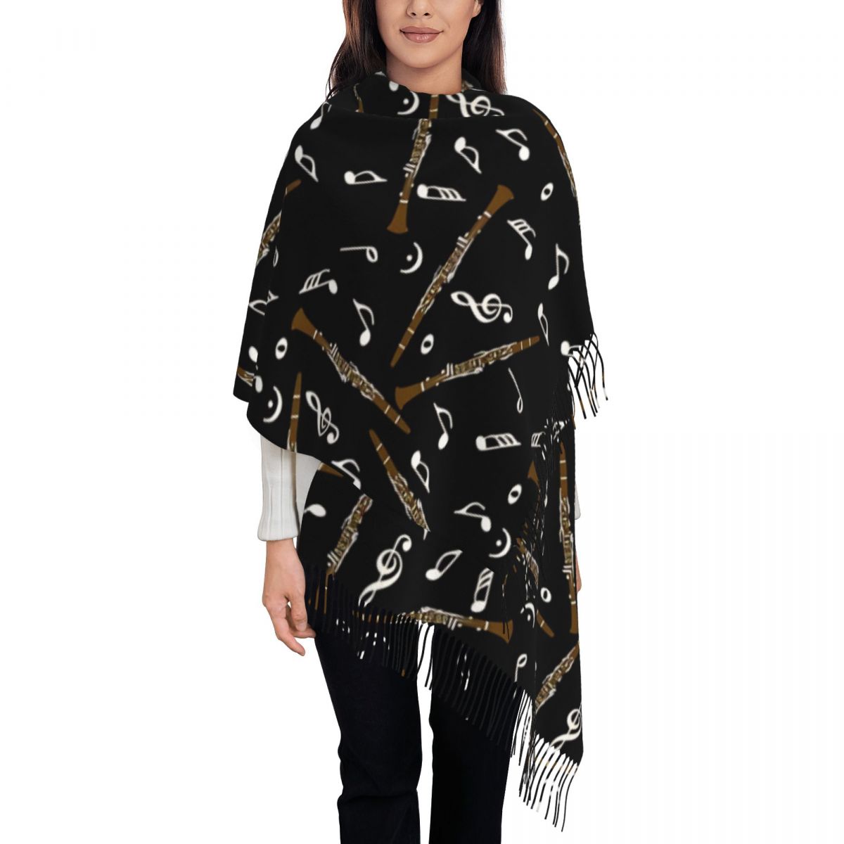 Womens Scarf with Tassel Clari - Pashmina Wrap Large recensione e prezzo