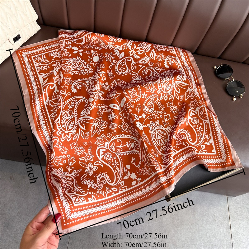 1Pc cashew print fashion silk  - Silk Neck Scarf recensione e prezzo