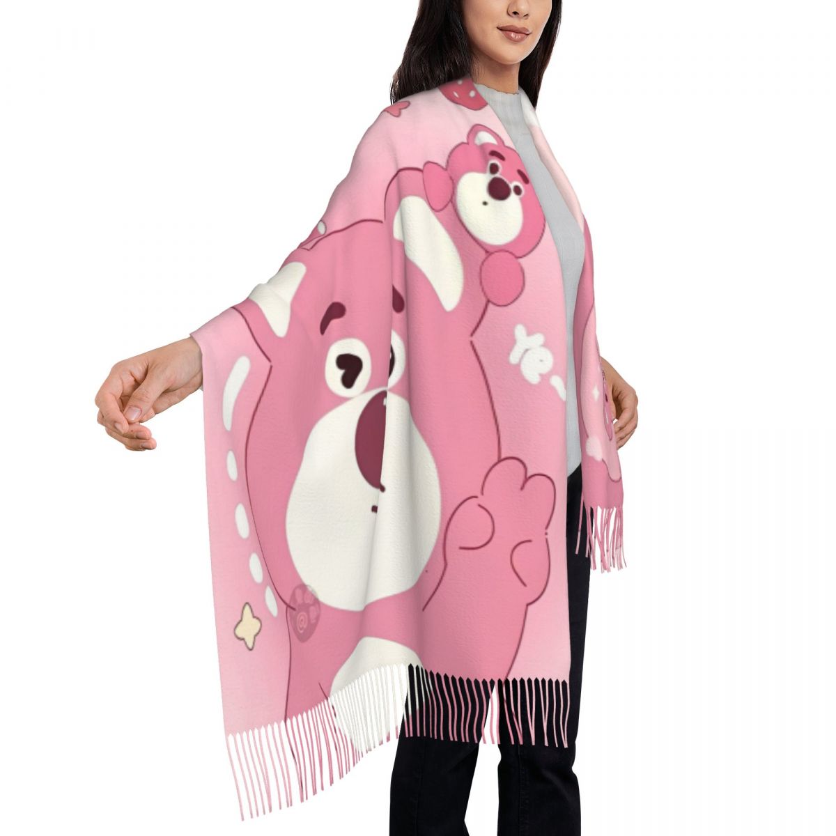 Lotso Pink Bear Women's Scarf  - Pashmina Wrap Large recensione e prezzo