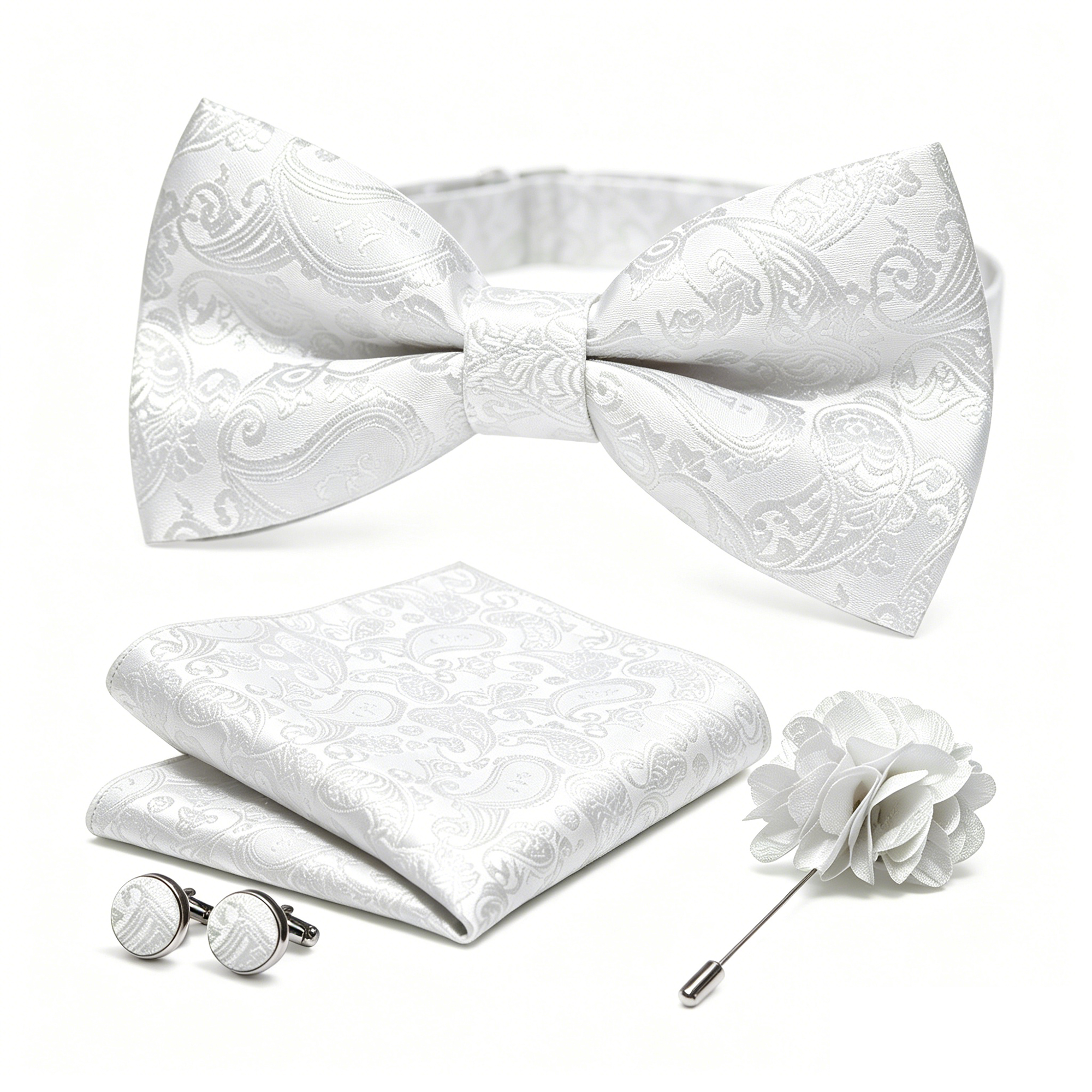 36pcs Black Silk Jacquard Pais - Bow Tie Pre Tied recensione e prezzo