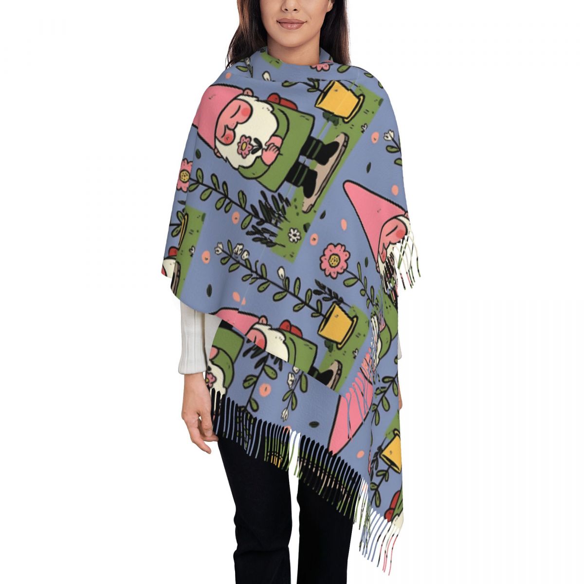 Mythical Garden Gnome Shawls W - Pashmina Wrap Large recensione e prezzo