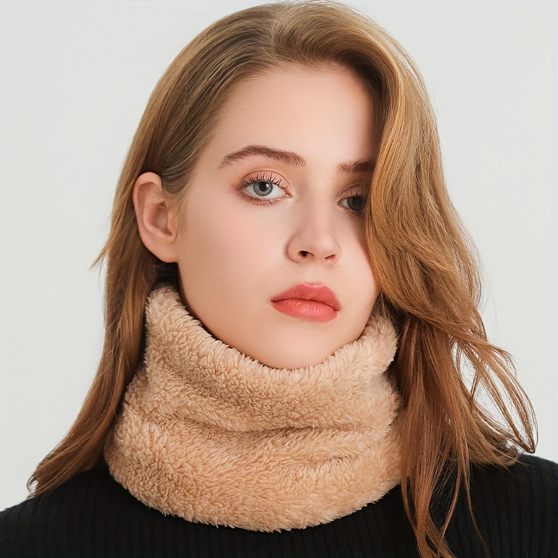 Windproof Plush Infinity Scarf - Infinity Scarf Knit recensione e prezzo