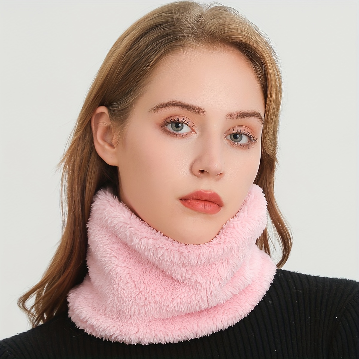 Windproof Plush Infinity Scarf - Infinity Scarf Knit recensione e prezzo