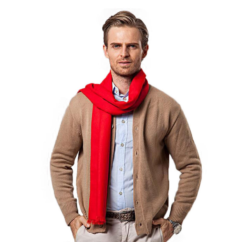 Fashion Winter Solid Color Men - Muffler Men Wool recensione e prezzo