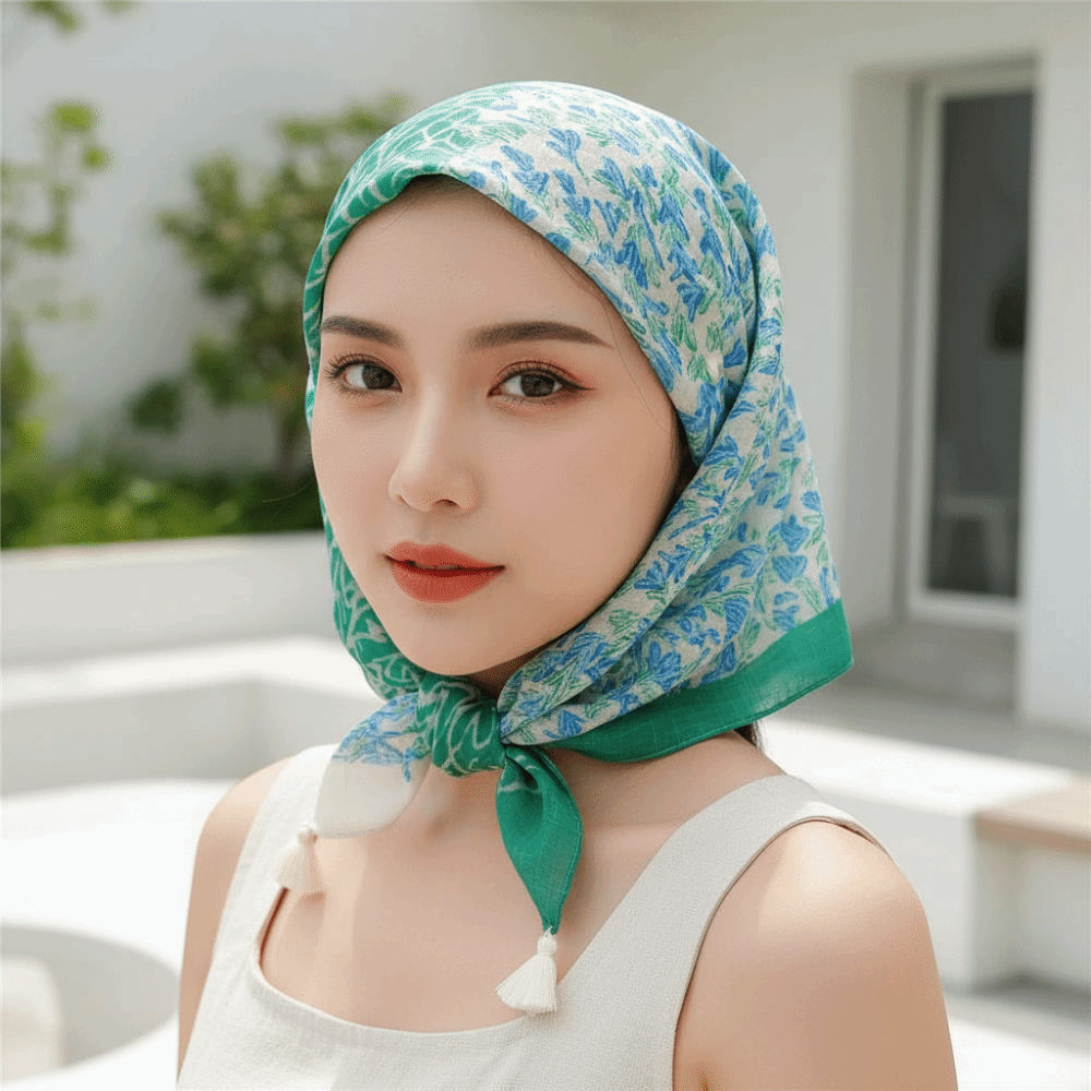 Neck Wrap Cotton-Linen Square  - Bandana Cotton recensione e prezzo