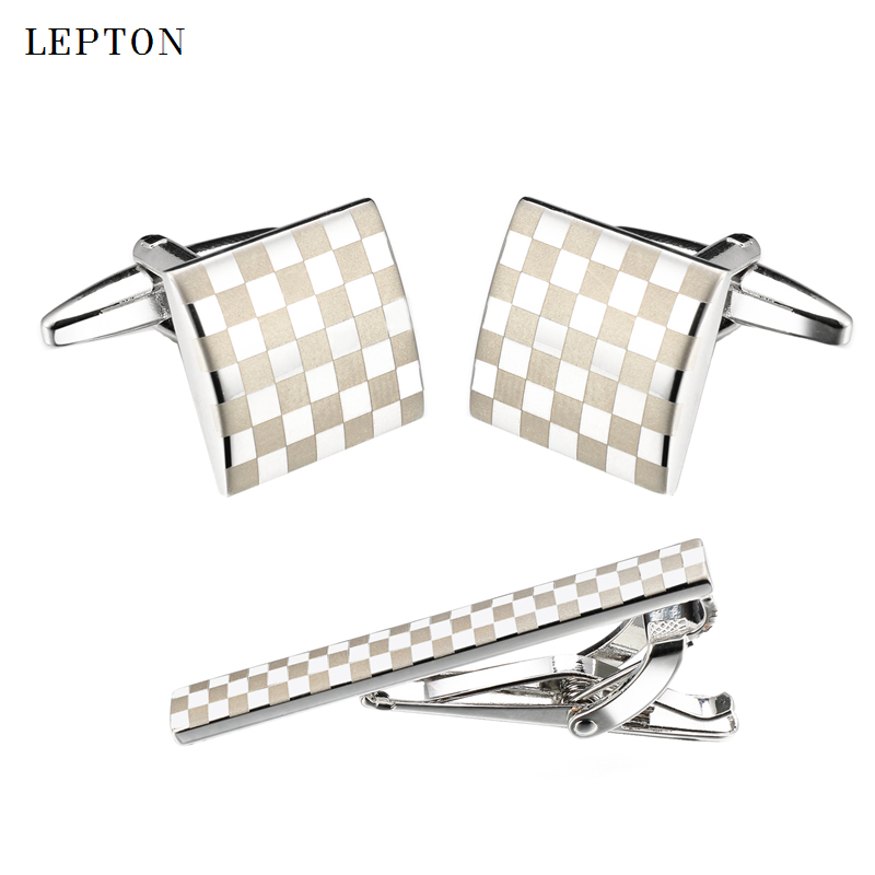 Lepton Classic Square  Laser M - Tie Bar Set Gift recensione e prezzo