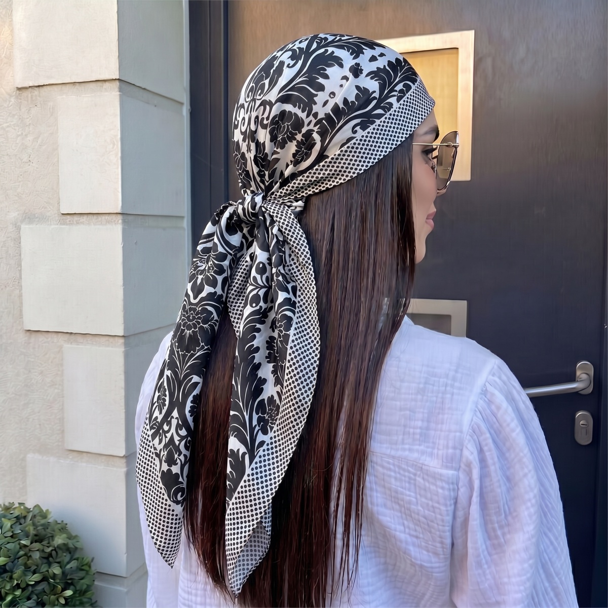 NEW Women Silk Square Scarf La - Pashmina Wrap Large recensione e prezzo