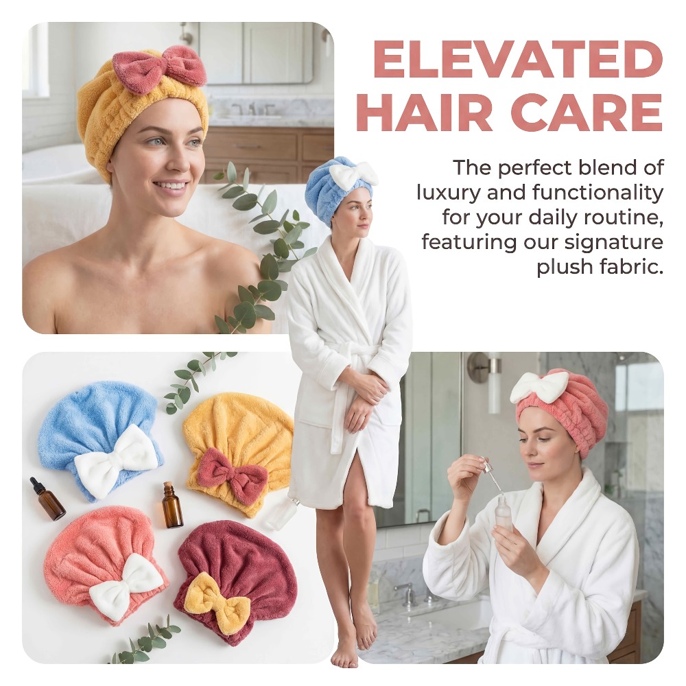 Microfiber Hair Drying Cap, Qu - Head Wrap Turban recensione e prezzo